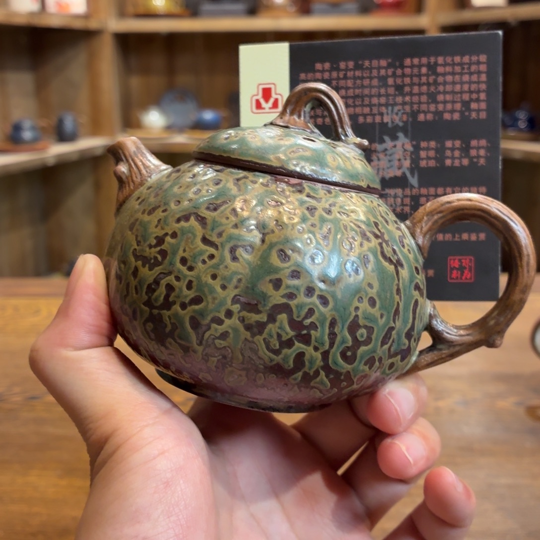 柴烧老岩泥茶器皿