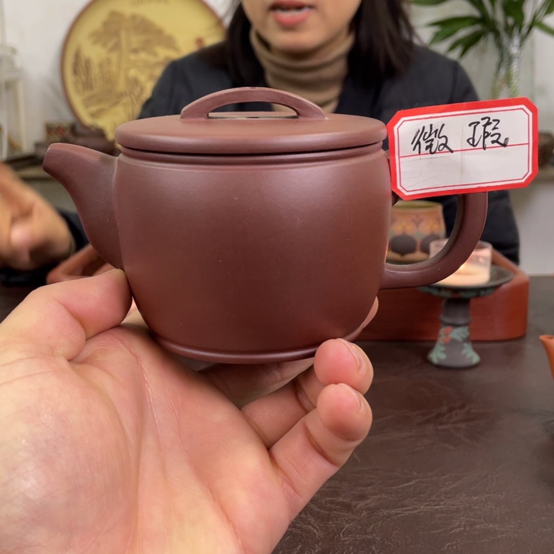 紫砂茶壶汉瓦微微瑕