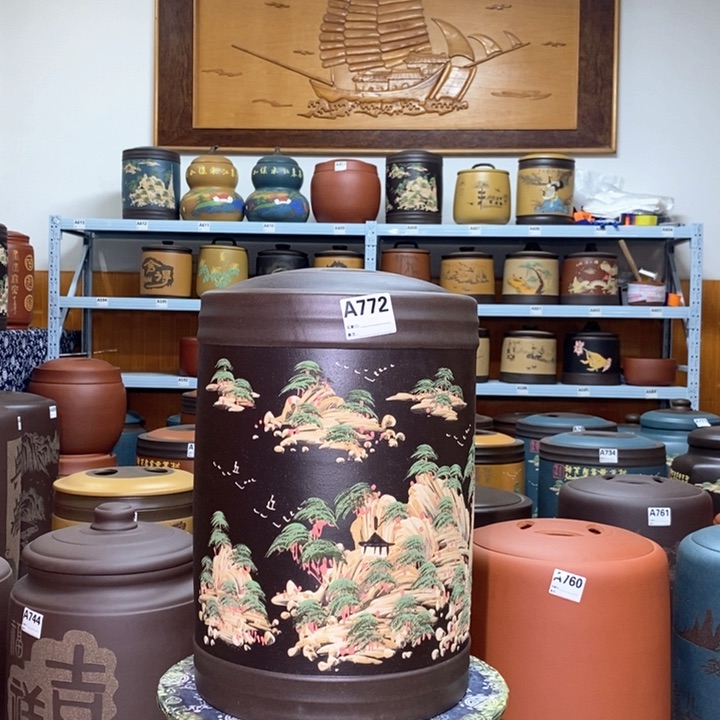 紫砂茶叶罐宜兴紫砂