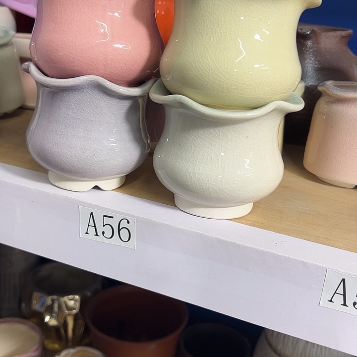 微瑕陶瓷花盆满9.9发