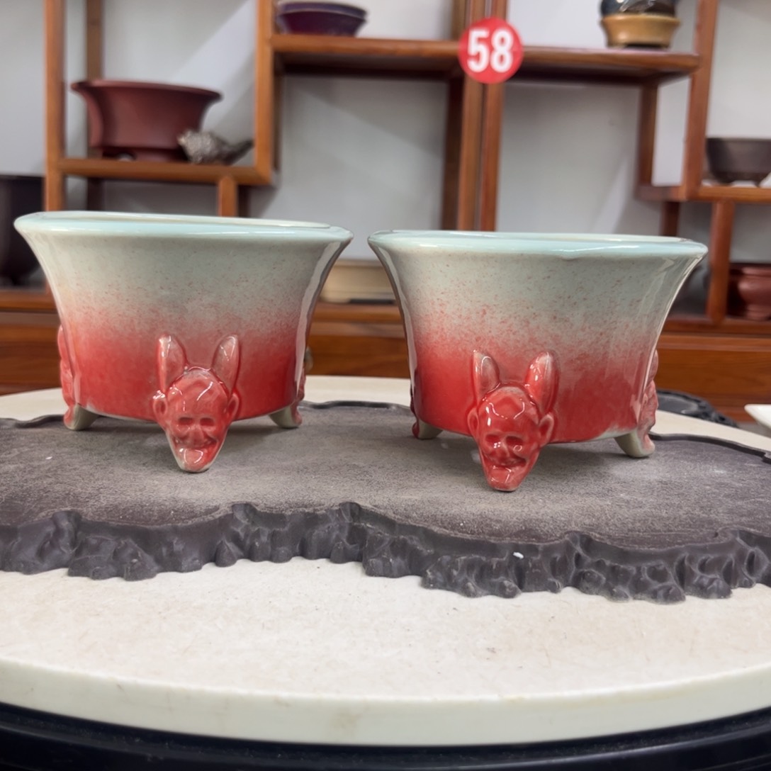 紫砂花盆瑕疵8.5-12.5-2。。。