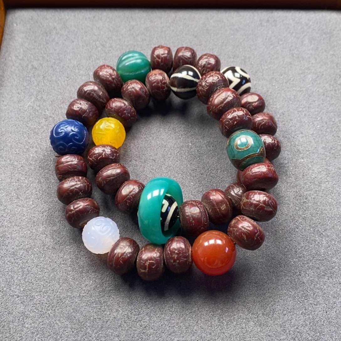 菩提把件未镶嵌凤眼