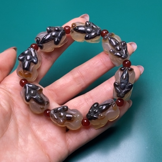 玛瑙/玉髓未镶嵌手链