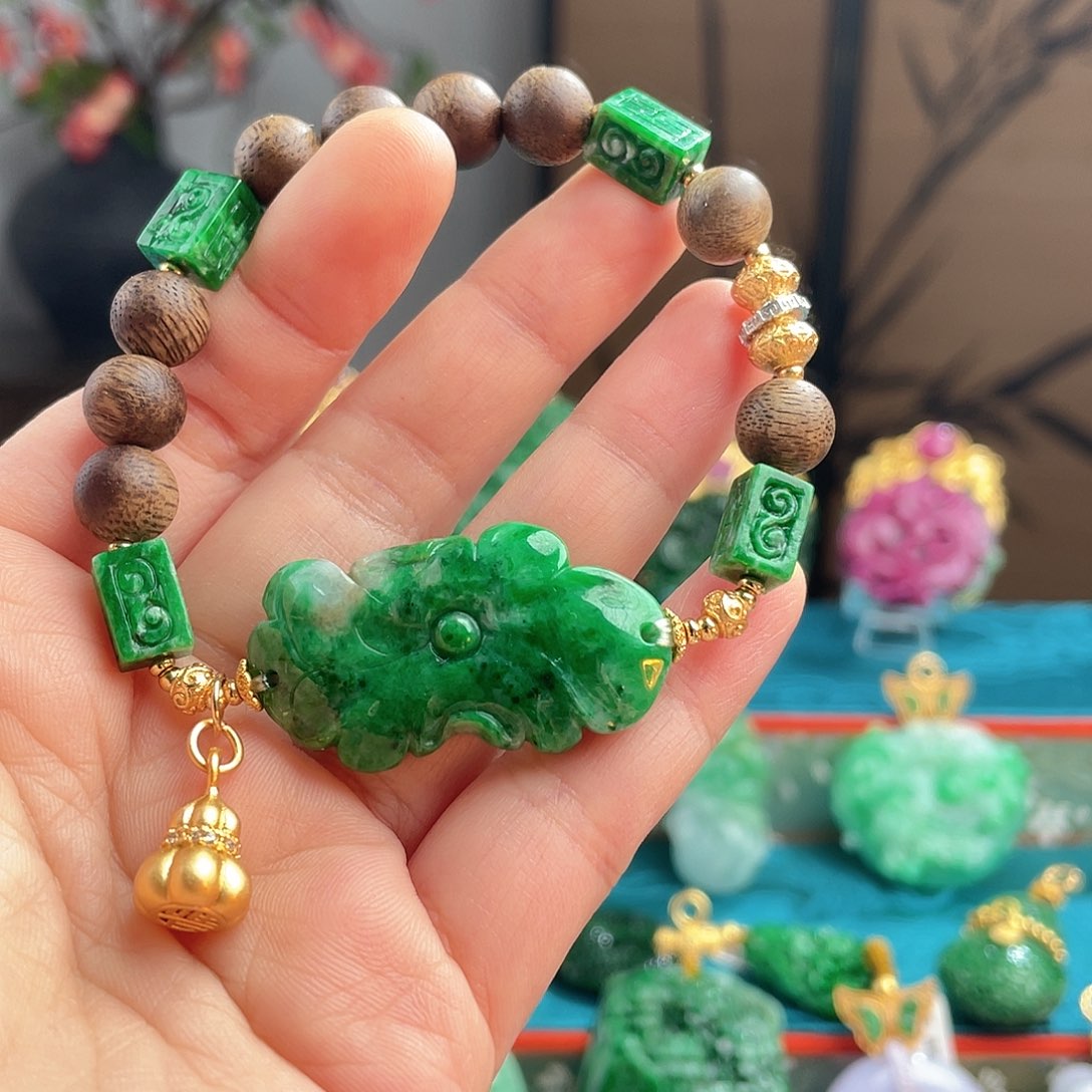 翡翠未镶嵌手串福利