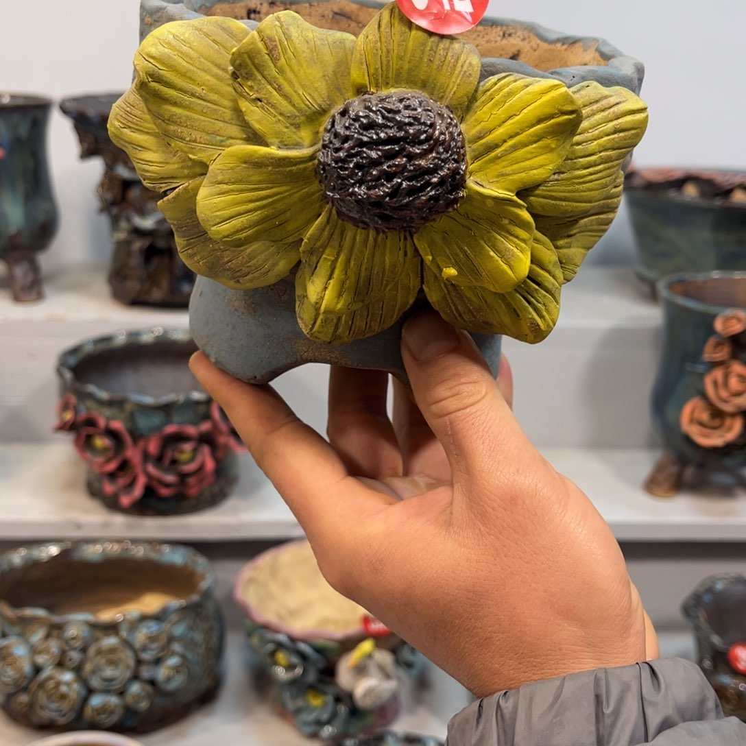 陶瓷微瑕542 号陶然花盆厂家直销
