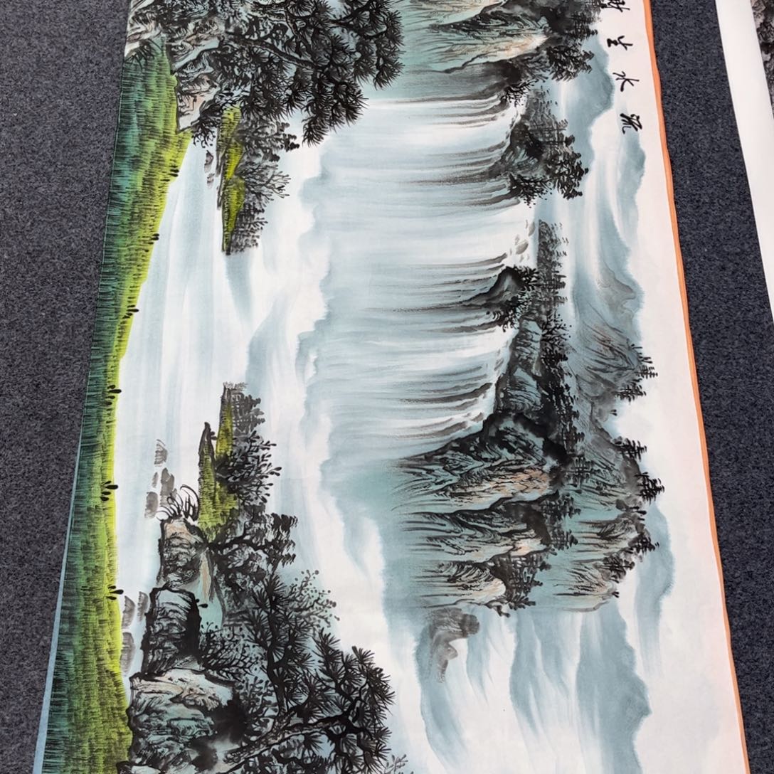 国画国画老师手绘作品