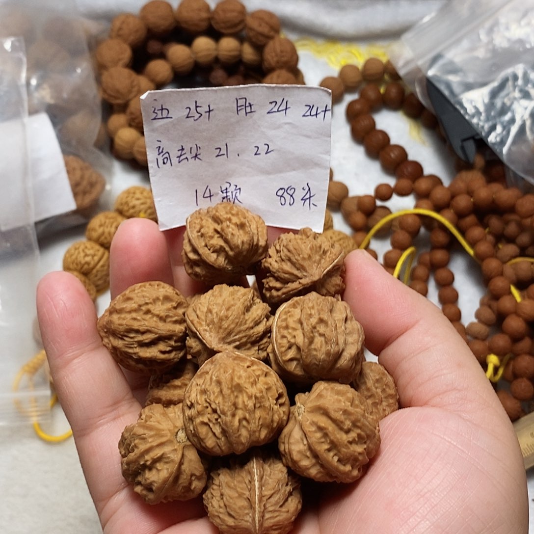 核桃手串/手链平底八棱龙脊手训