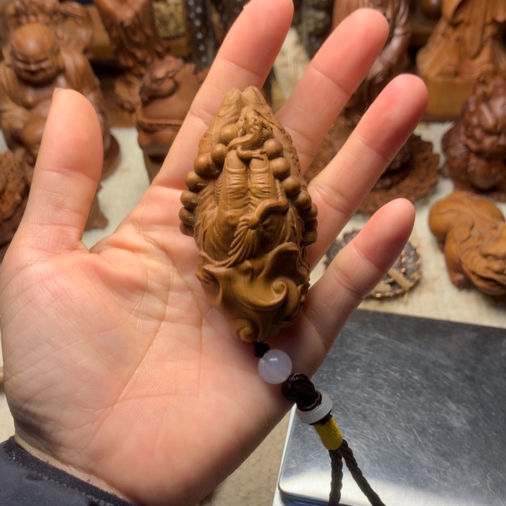 檀香木其他老山檀香手把件