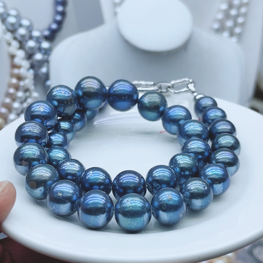 淡水珍珠颈饰钛钢沈**缘