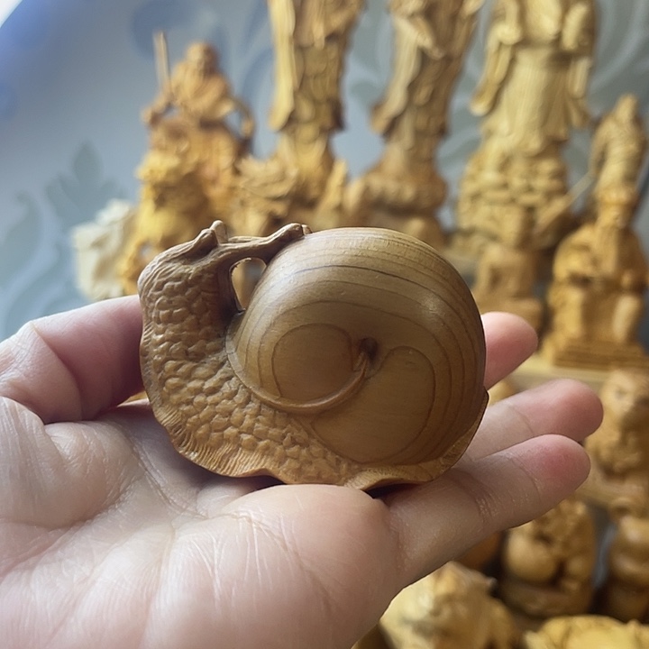 柏木（崖柏）蜗牛手把