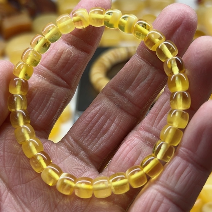 琥珀（矿物珀）手串未镶嵌