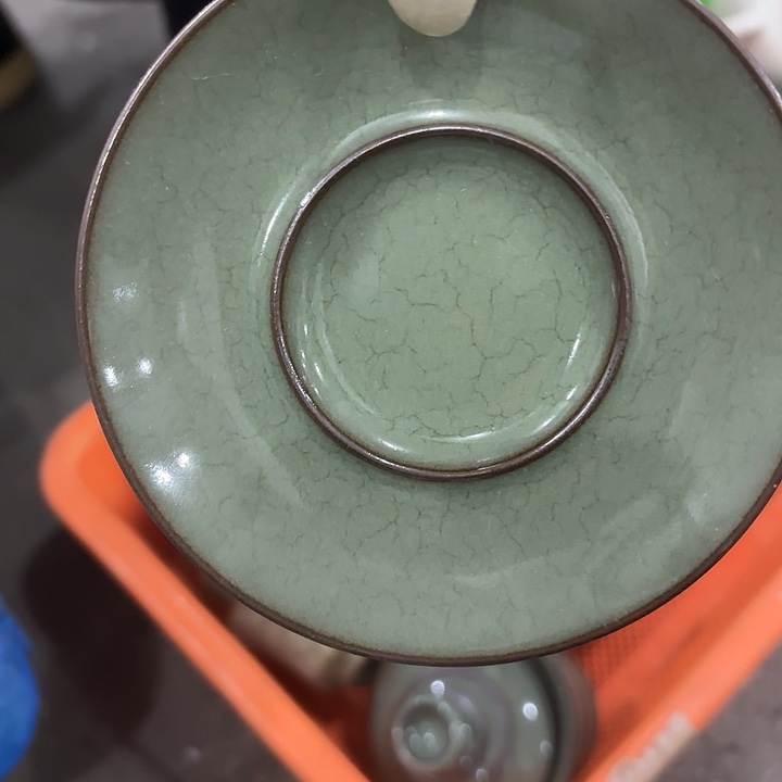 龙泉云间青瓷小米茶器