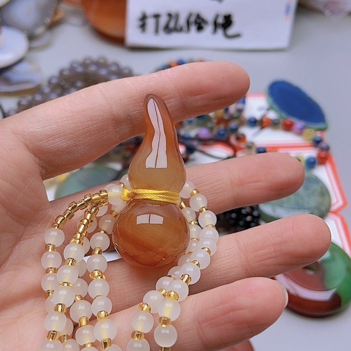 【闪购商品】玛瑙/玉髓珠宝半成品未镶嵌?****娘