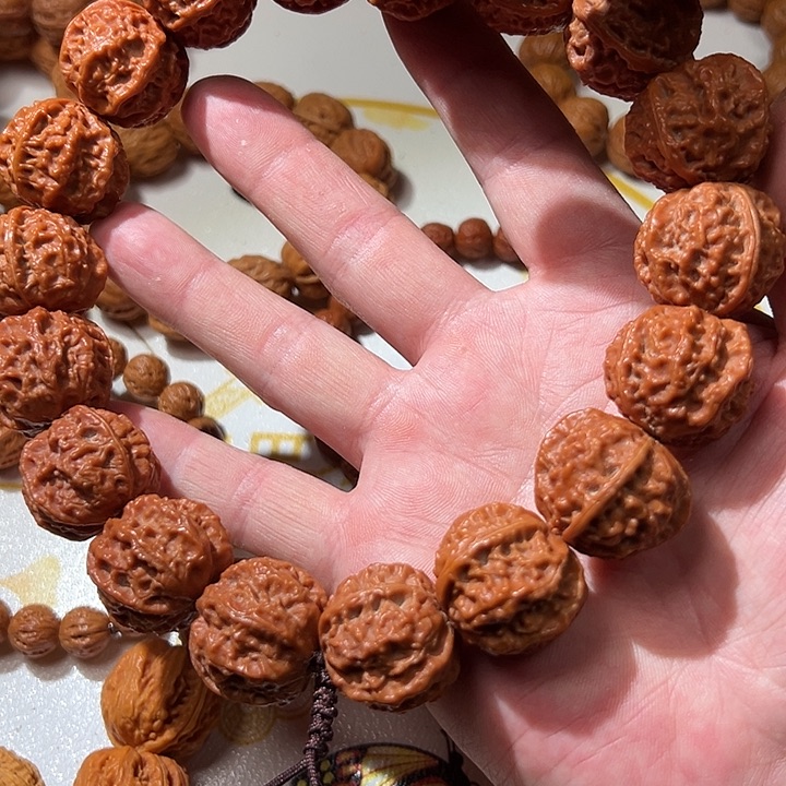 文玩核桃手串金刚纹手持2.7