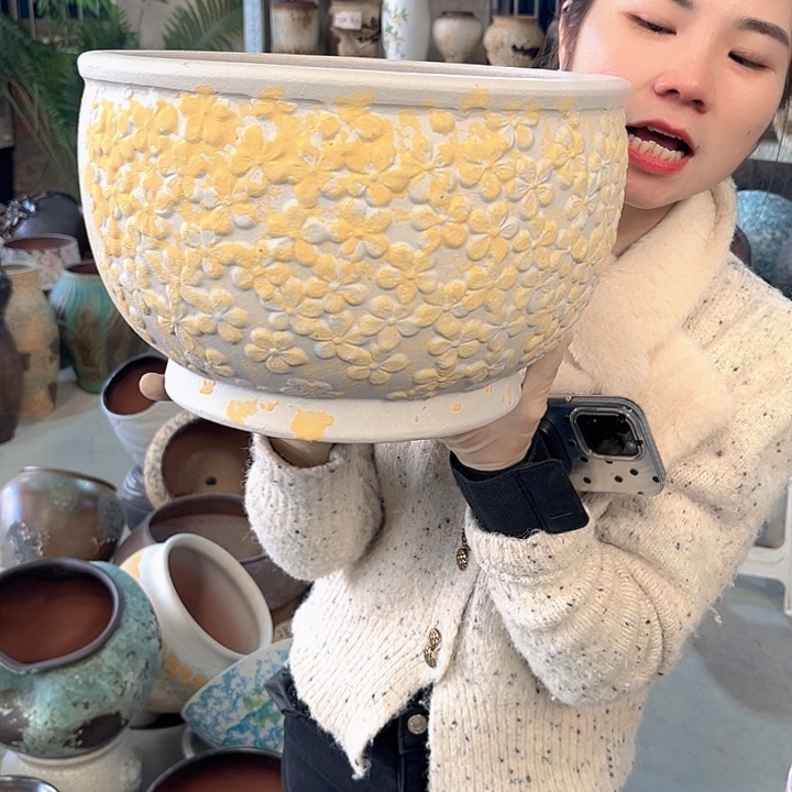 正品口29高19花盆……