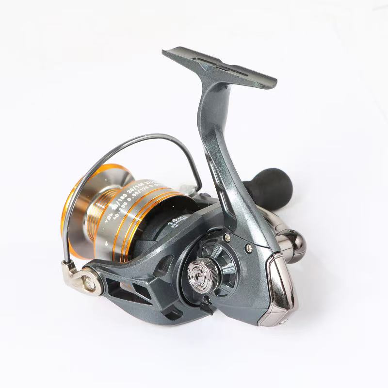 2远投纺车轮美式摇臂渔轮适用于路亚海杆钓鱼