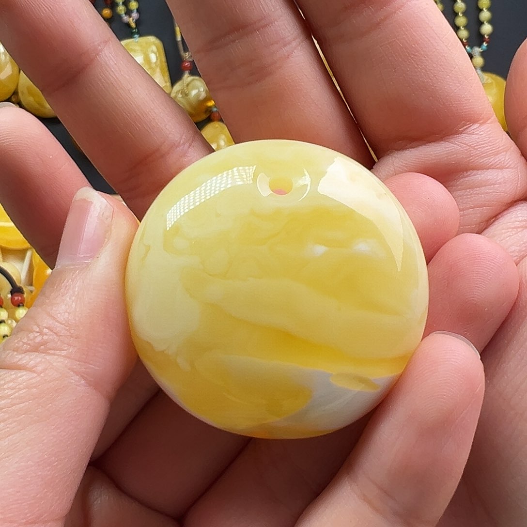 蜜蜡颈饰未镶嵌蜜蜡