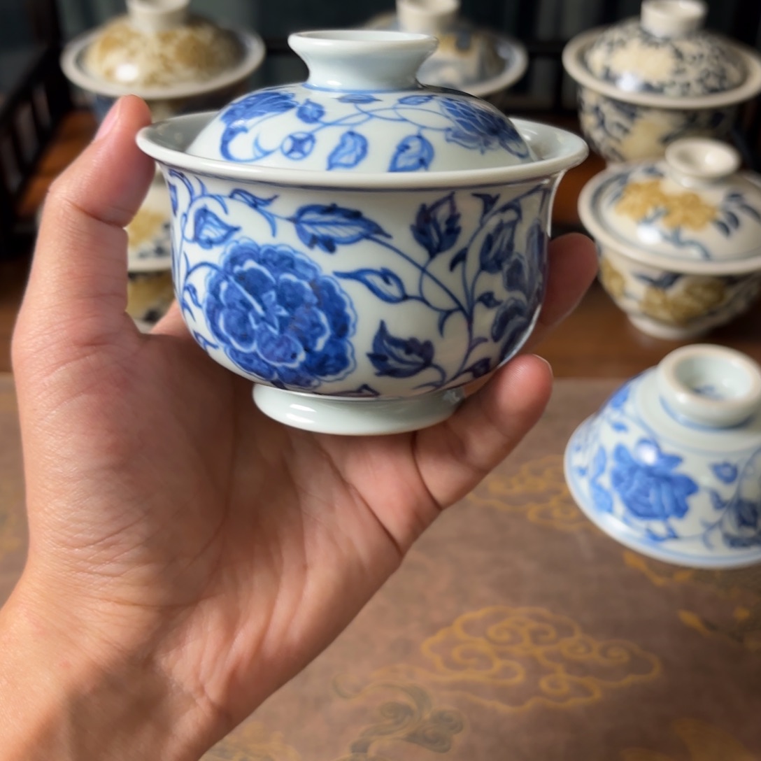 摆件景德镇手绘茶器