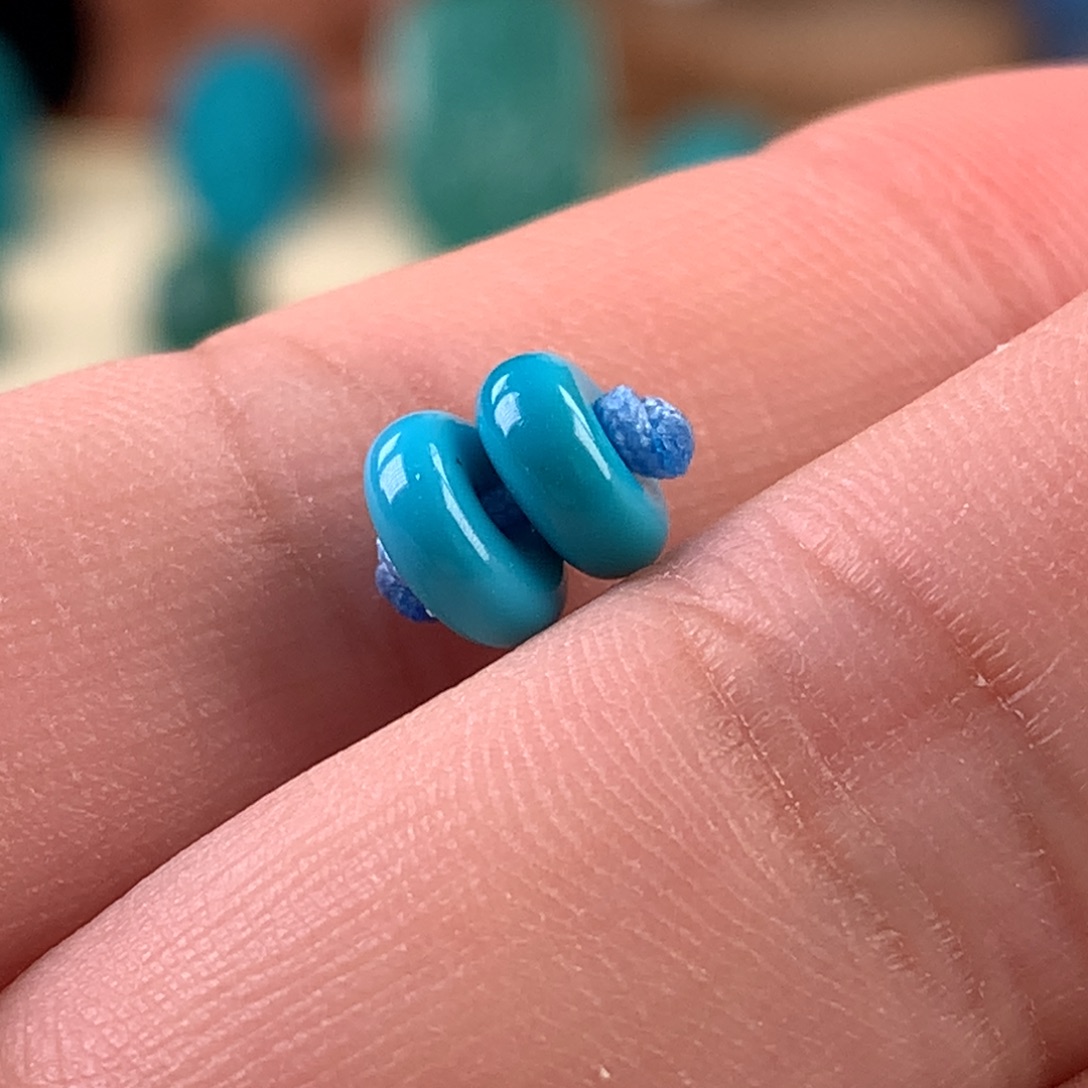 绿松石未镶嵌珠宝奇石6.4mm