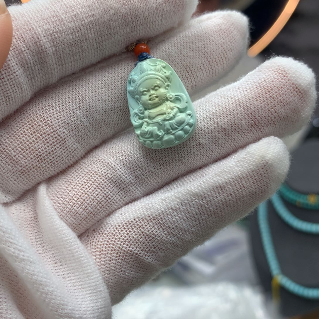 绿松石挂件未镶嵌