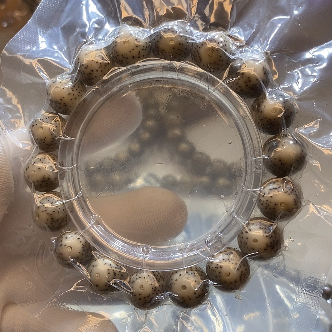 吊坠星月菩提13圆珠石玉单圈