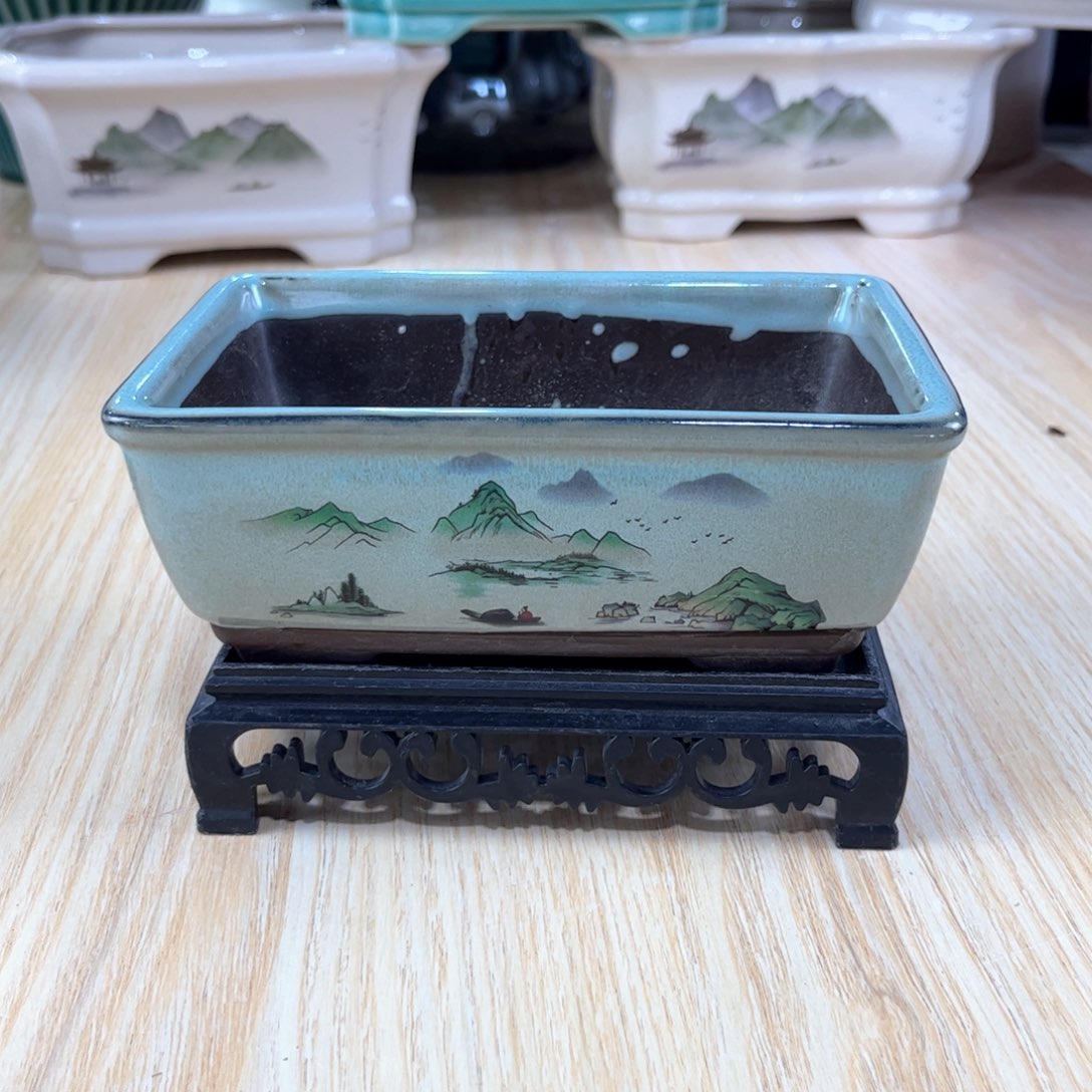 陶瓷绿植多肉花盆拍满8.8包邮发货