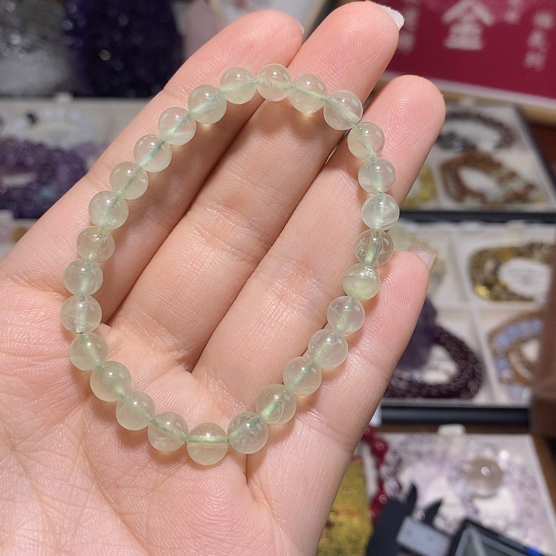 手链未镶嵌水晶葡萄石