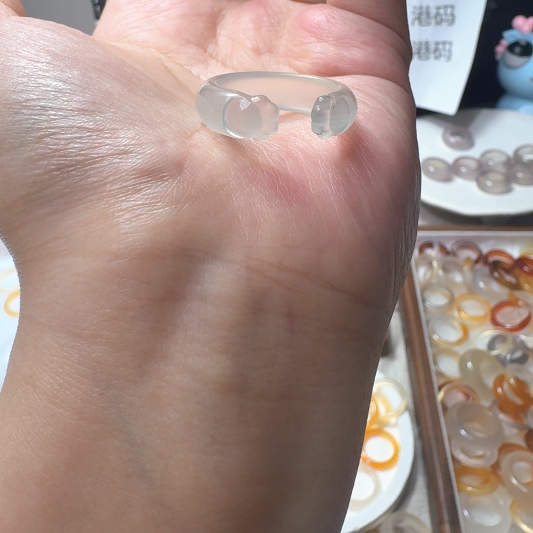 未镶嵌戒指玛瑙/玉髓580港19