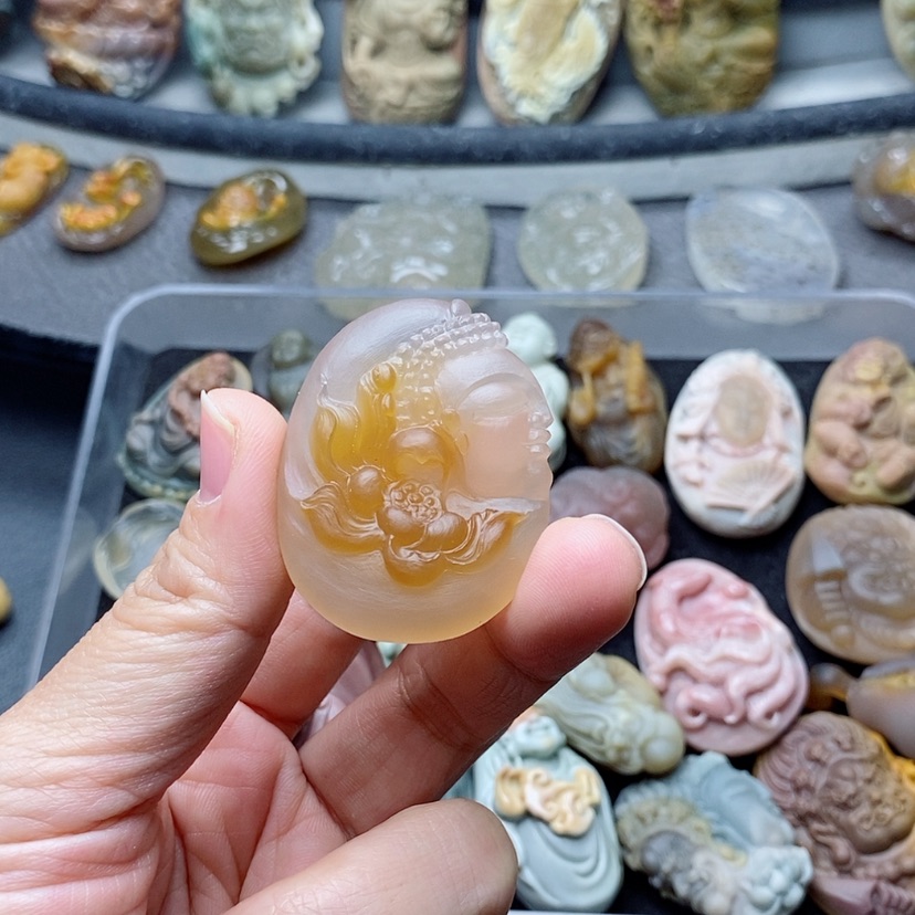 【闪购商品】定制玛瑙吊坠未镶嵌