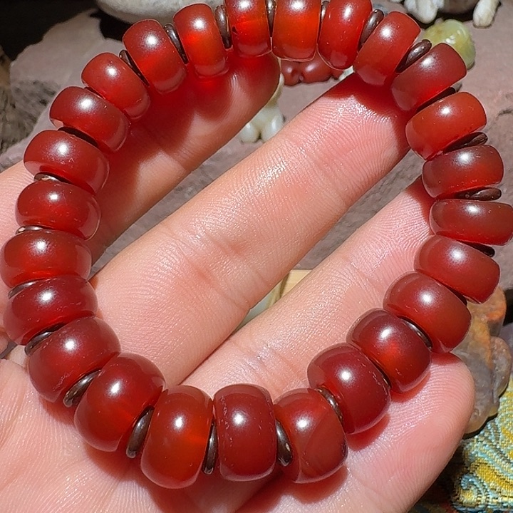 明***好玛瑙/玉髓颈饰未镶嵌