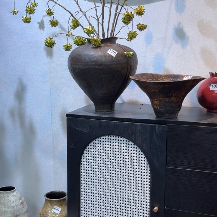 清***徐瓷片景德镇手工盘泥原创