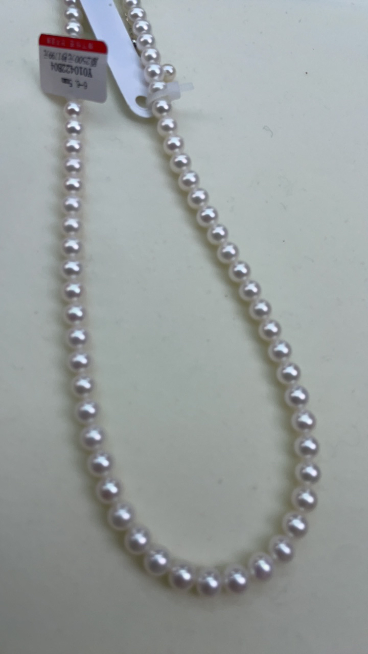 6-6.5极光正圆冷白几乎无暇毕业淡水