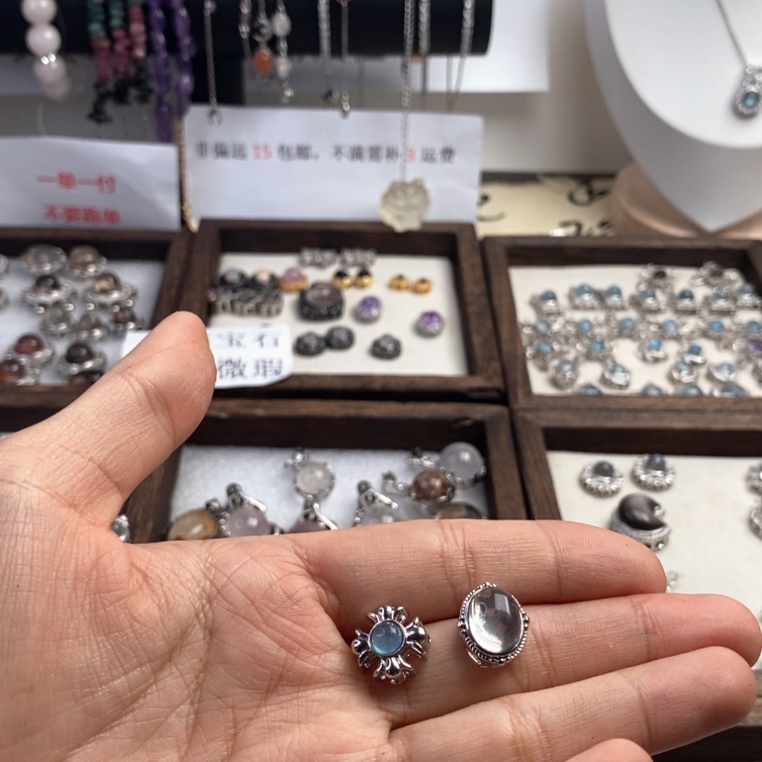 水晶吊坠吊坠未镶嵌小***饭