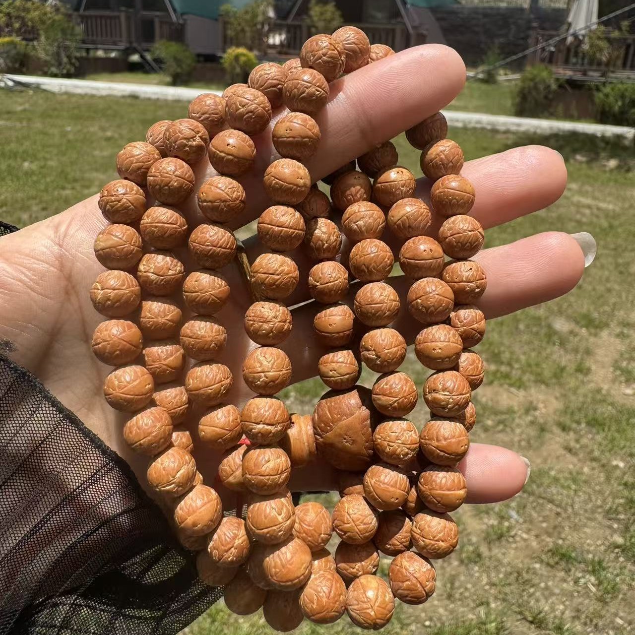 非金属木质手链 国产小凤眼    尺寸0.9左右