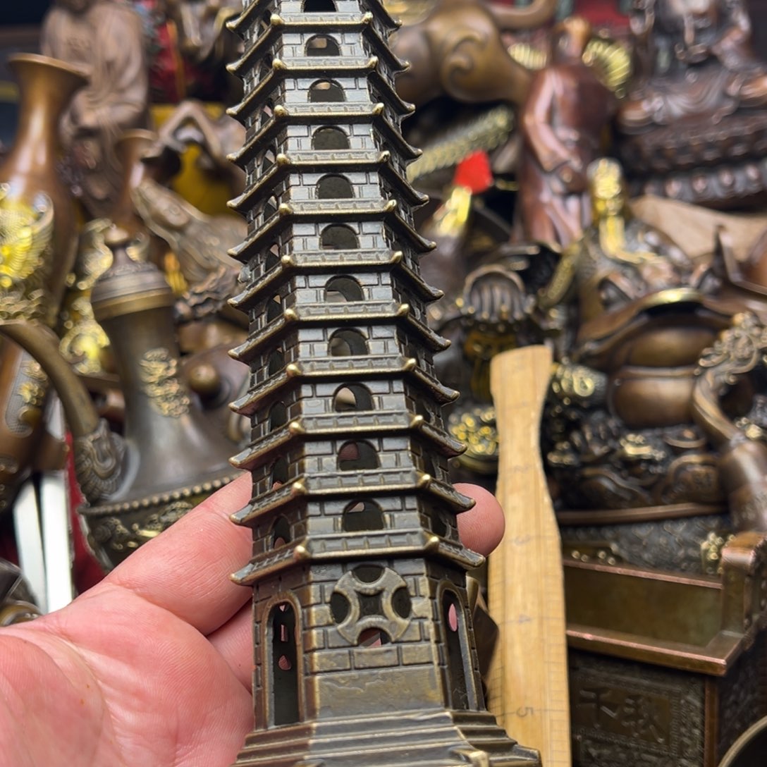 茶壶香炉铜器摆件