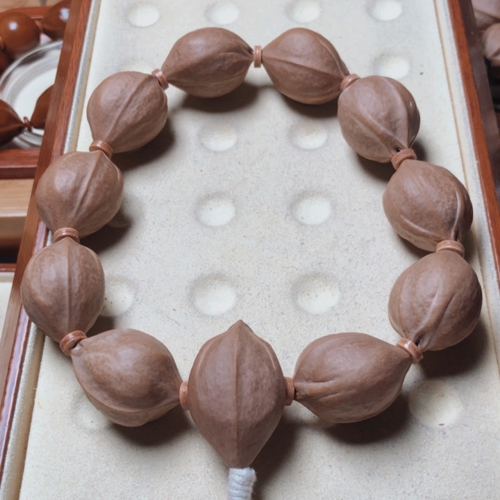 橄榄核手串1***4梅林铁20 X27