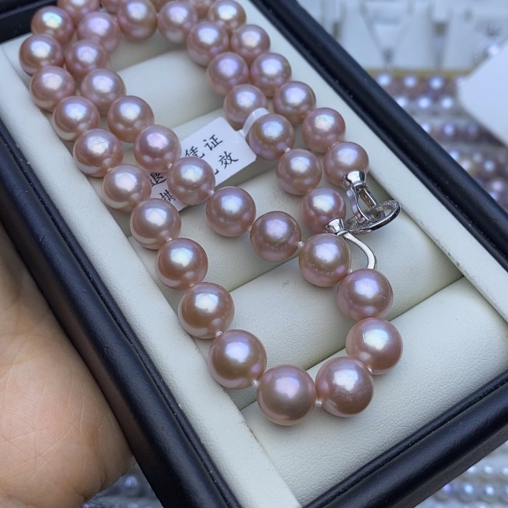 淡水珍珠颈饰未镶嵌樱花粉