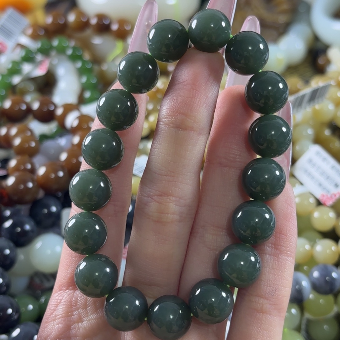 和田玉未镶嵌手链