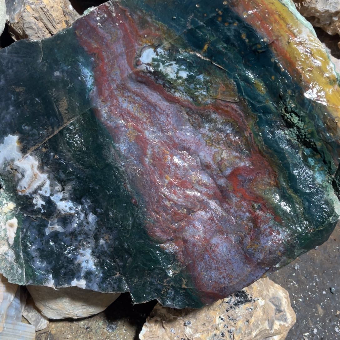 初***夏定制玛瑙天然玛瑙手镯原石