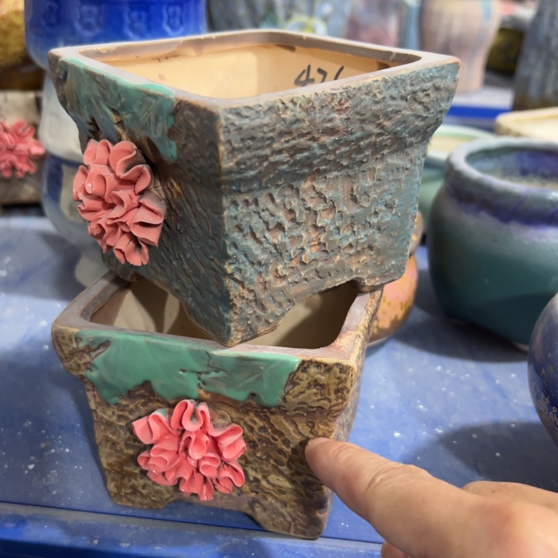 陶瓷多肉小花盆@@476