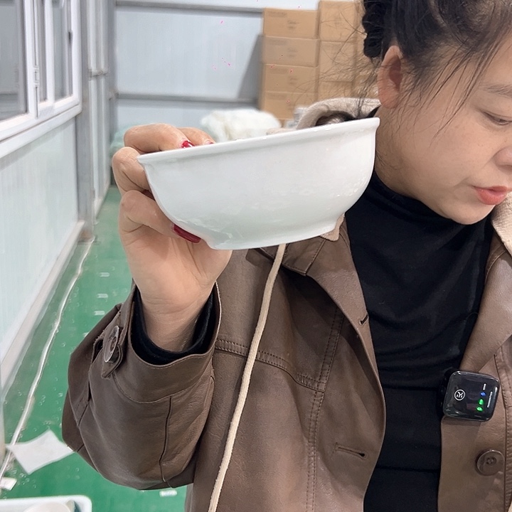 新骨瓷5.5英寸4只装宽边