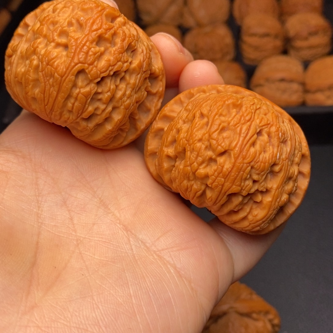 文玩核桃把件秦岭野生核桃