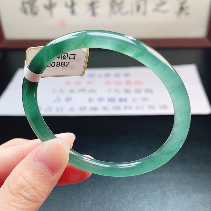 翡翠未镶嵌手镯翡翠手镯30