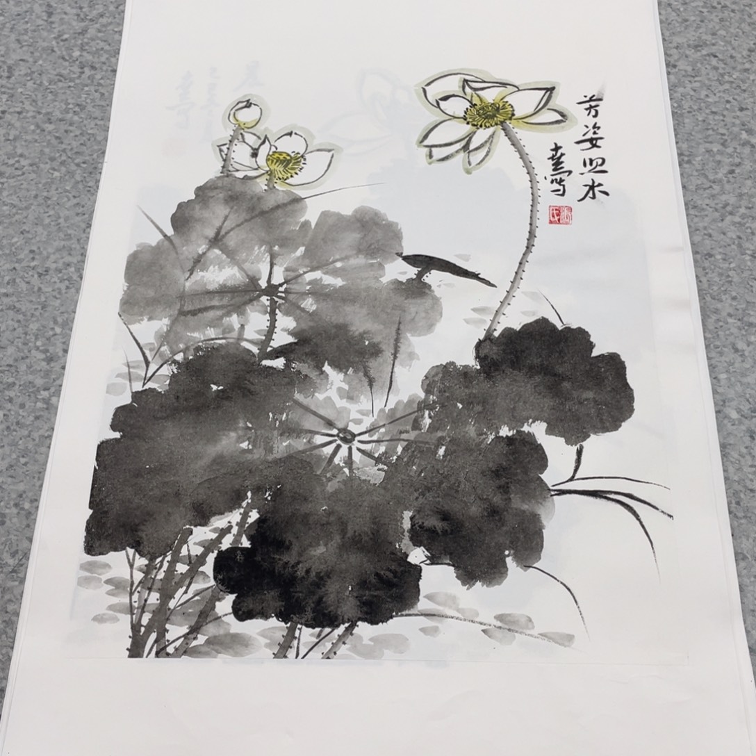 国画1.4平尺国画作品