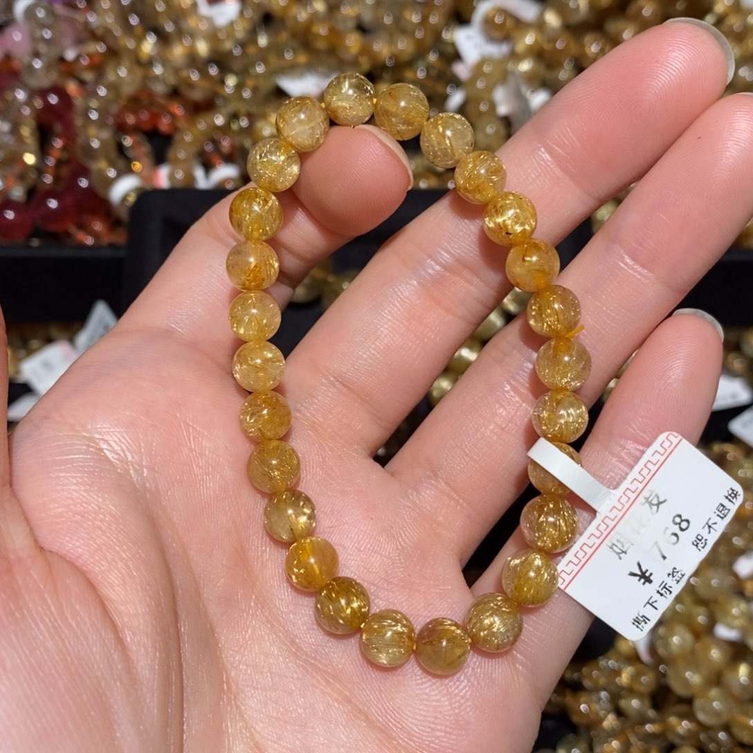 未镶嵌手链水晶手串