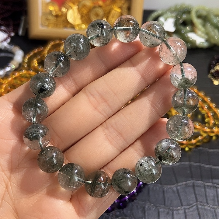 水晶手链未镶嵌绿幽灵12