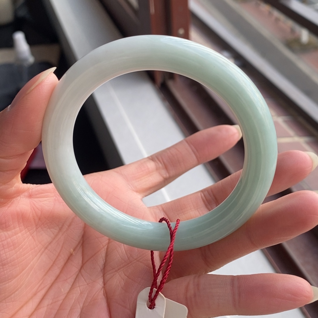 未镶嵌手镯翡翠56圆条