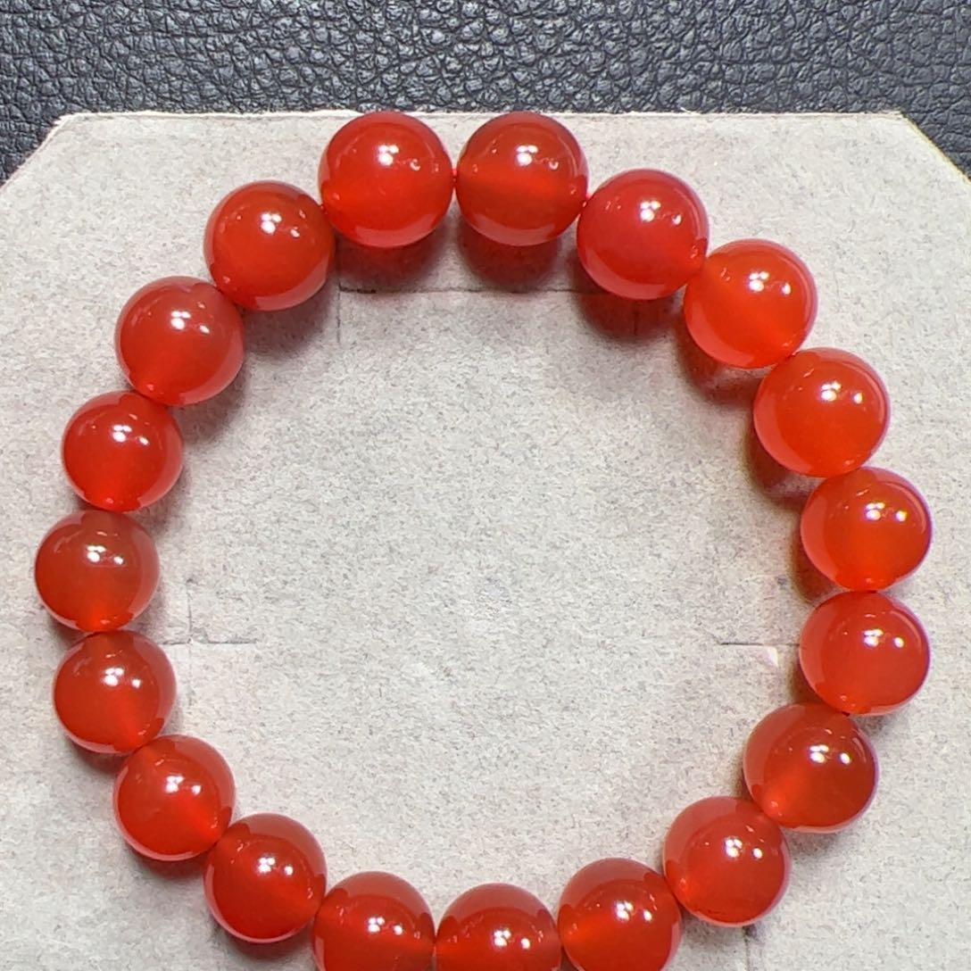 南红玛瑙小庄冰红10➕未镶嵌