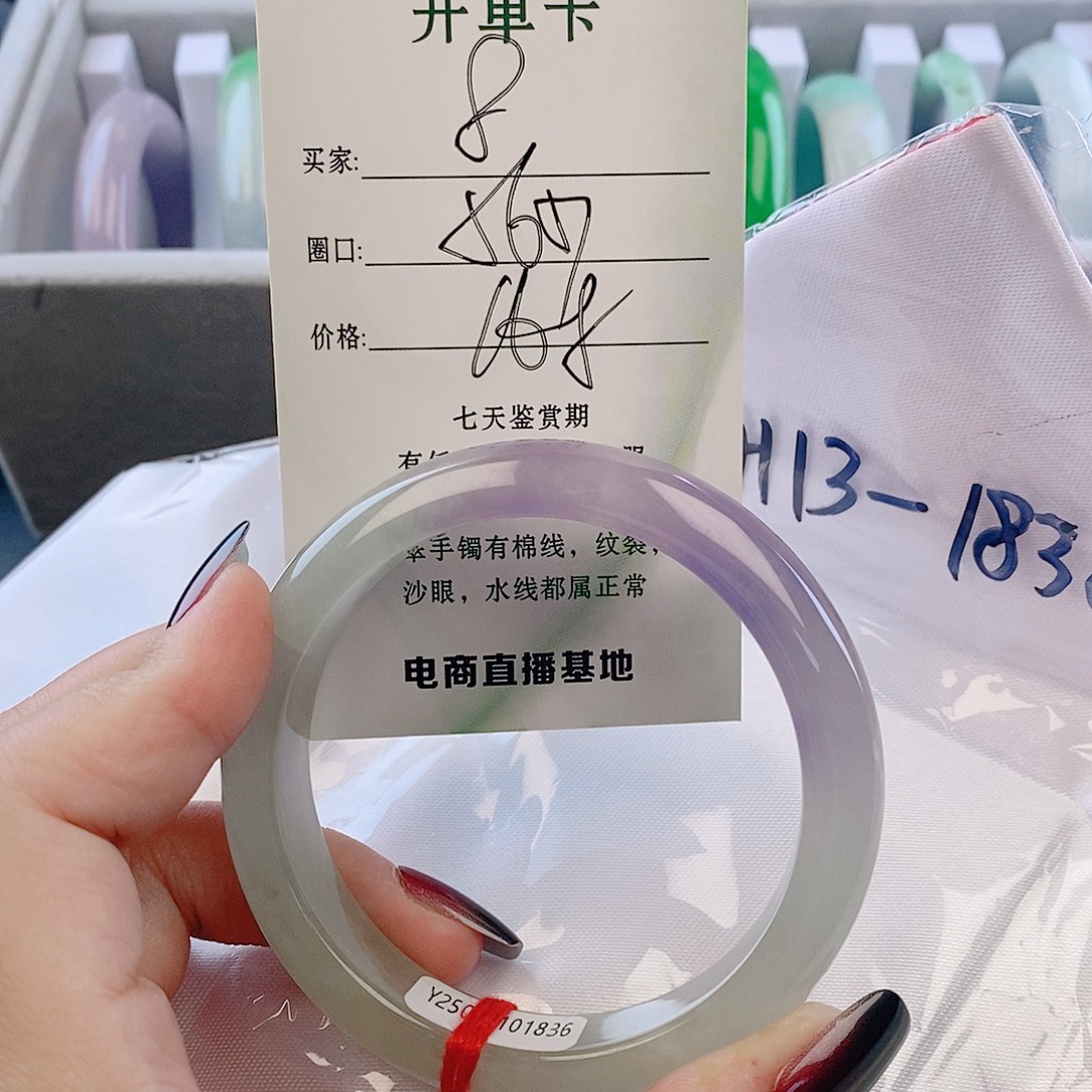 未镶嵌手镯翡翠微包容8