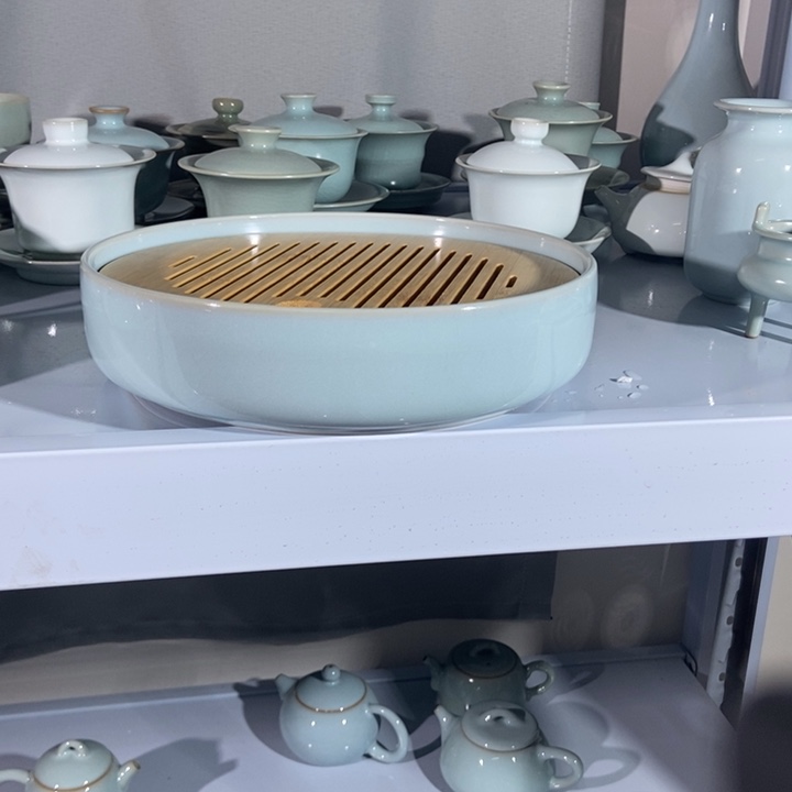 瓷片不完美大茶盘8888